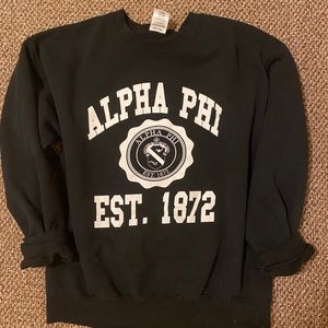 Super cute Alpha Phi Crewneck!